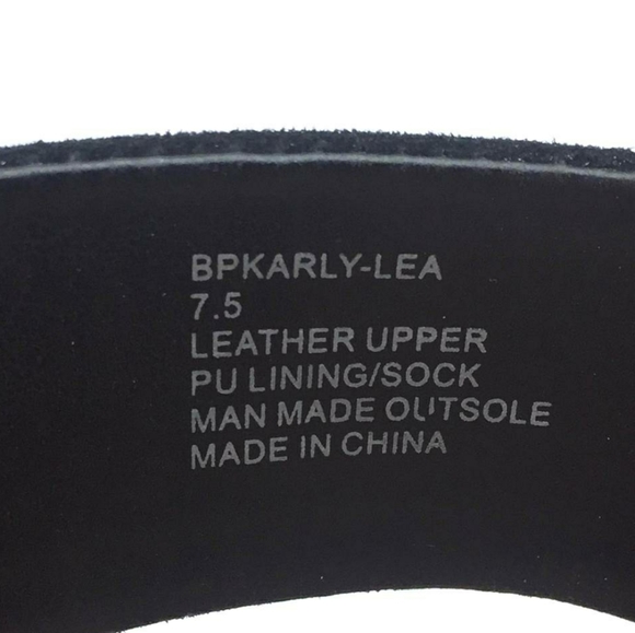 BP. Karly Platform Slide Sandal sz 7.5 - Picture 7 of 12